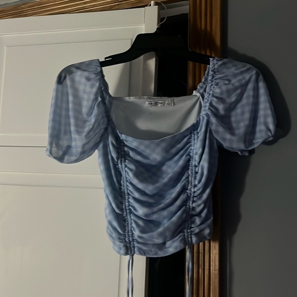 Plaid Crop Top - Picture 1 of 1